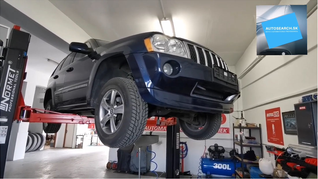 Jeep Grand Cherokee 3.0CRD / oprava a čistenie mechatroniky. Automatická prevodovka MB 722.6