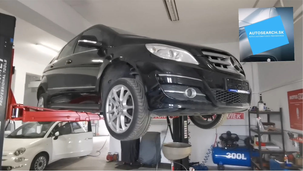 Oprava RJ prevodovky CVT 722.8 Mercedes B170 W245 so závadou P0722 / P0723 / P0793 / P2722 / P0741