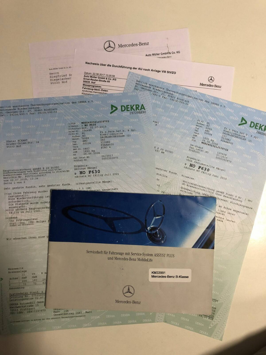 Mercedes Benz B 170 Automat SPECIAL 2008 PTS + sezónne prezutie