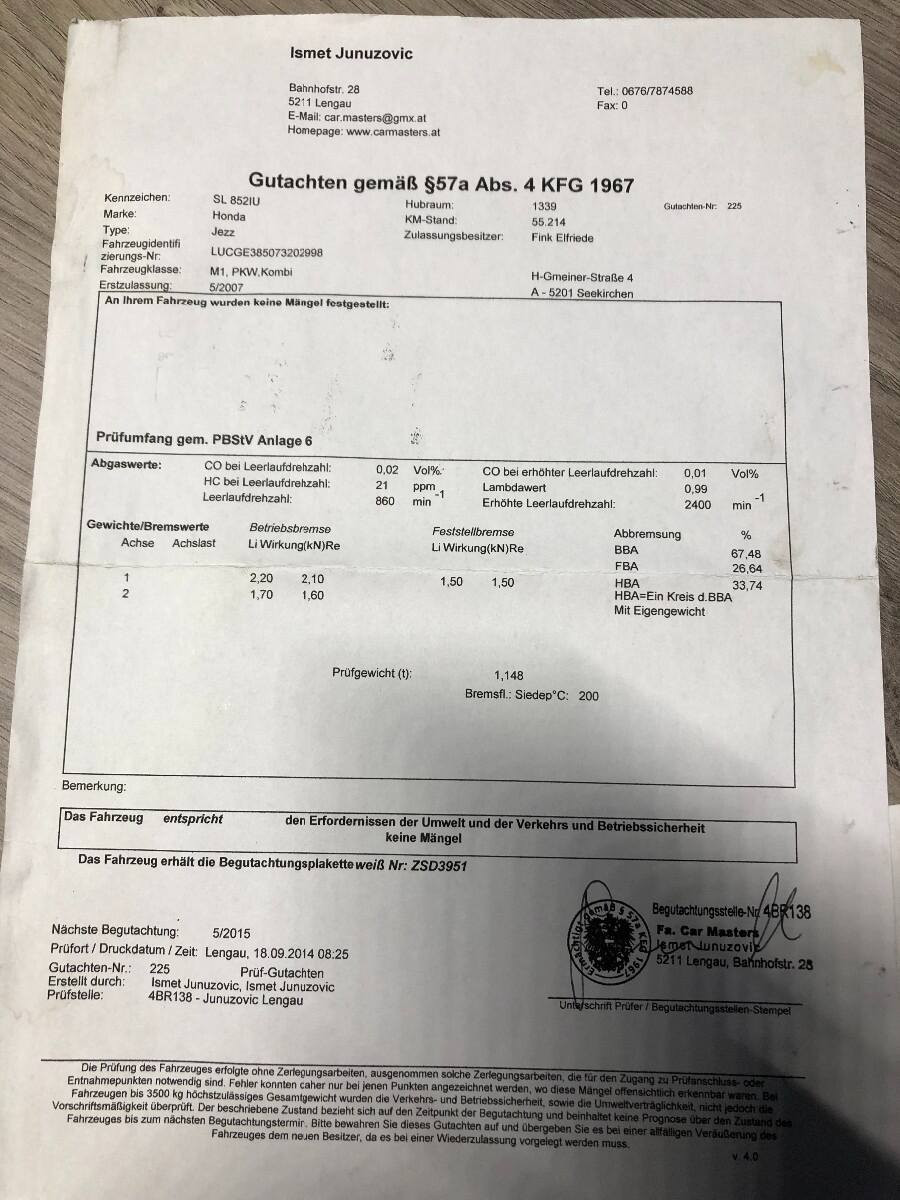 Honda Jazz 1.4 Automat EX 2007